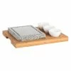 Top 10 🎉 Maeser Set De Pierres à Griller, Y Compris 3 Coupelles à Dips Et Plaque En Bois De Bambou - Accessoires Pour Raclette Et Foundue ✨