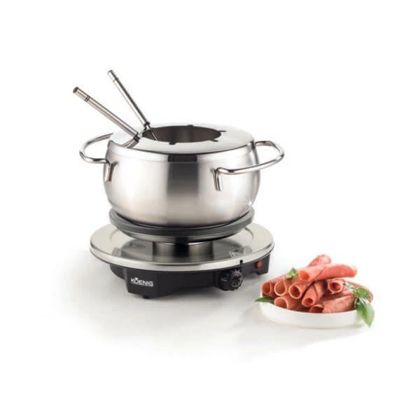 Budget 💯 Koenig Fondue Chinoise Argent - Kit De Fondue ✔️ 2 Budget 💯 Koenig Fondue Chinoise Argent - Kit De Fondue ✔️ – Image 2