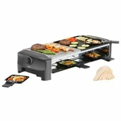 Nouveau 😀 Princess Raclette 8 Grill Teppanyaki Party - Grils à Raclette 🎉