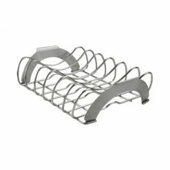 Meilleure vente 🎁 NAPOLEON Support Pour Spare Ribs PRO Acier Inoxydable - Accessoires Pour Raclette Et Foundue 🛒