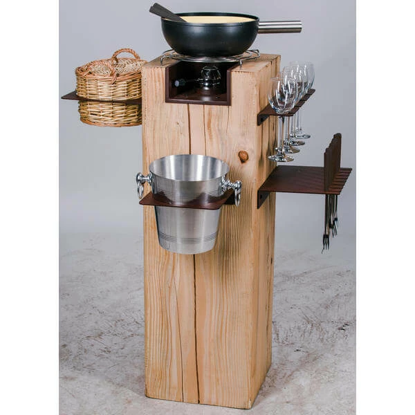 Meilleure vente 👍 Nouvel Nature Bar à Fondue En Bois 17 Pcs - Kit De Fondue 😀 2 Meilleure vente 👍 Nouvel Nature Bar à Fondue En Bois 17 Pcs - Kit De Fondue 😀 – Image 2