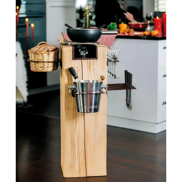 Meilleure vente 👍 Nouvel Nature Bar à Fondue En Bois 17 Pcs - Kit De Fondue 😀 3 Meilleure vente 👍 Nouvel Nature Bar à Fondue En Bois 17 Pcs - Kit De Fondue 😀 – Image 3