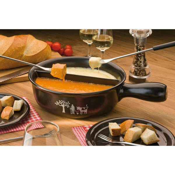 Top 10 🔔 FERO Caquelon 2-Fondues - Kit De Fondue 🌟 2 Top 10 🔔 FERO Caquelon 2-Fondues - Kit De Fondue 🌟 – Image 2
