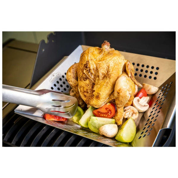 Nouveau 😀 NAPOLEON Porte-volaille Et Wok En Acier Inoxydable - Accessoires Pour Raclette Et Foundue ⌛ 3 Nouveau 😀 NAPOLEON Porte-volaille Et Wok En Acier Inoxydable - Accessoires Pour Raclette Et Foundue ⌛ – Image 3