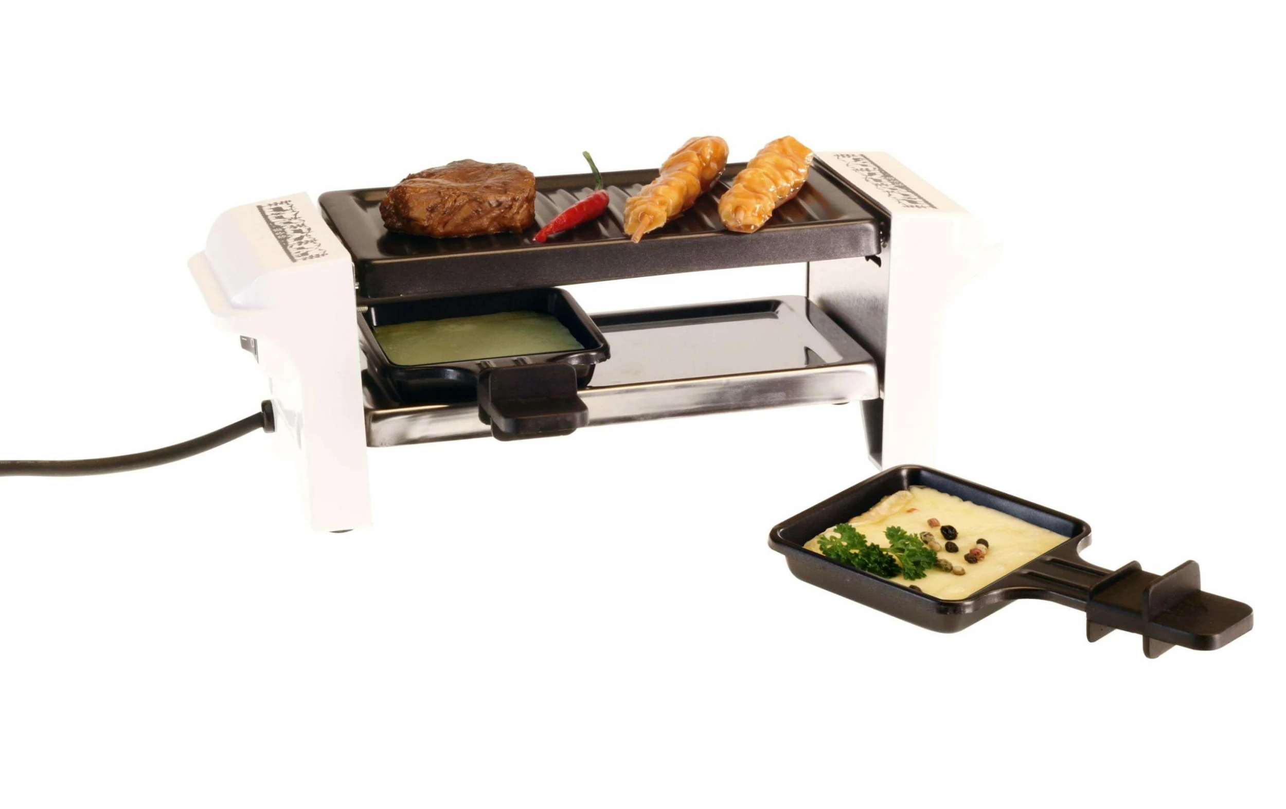 Nouveau 👍 Nouvel Grill à Raclette Silhouette Blanc 2 Personnes - Grils à Raclette 😀 1 Nouveau 👍 Nouvel Grill à Raclette Silhouette Blanc 2 Personnes - Grils à Raclette 😀