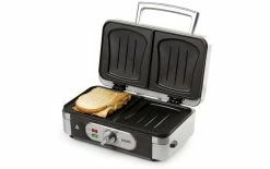 Offres 🌟 Domo Gril Multifonction 3-in-1 Sandwichtoaster DO9136C 1000 W - Gril De Contact 🥰
