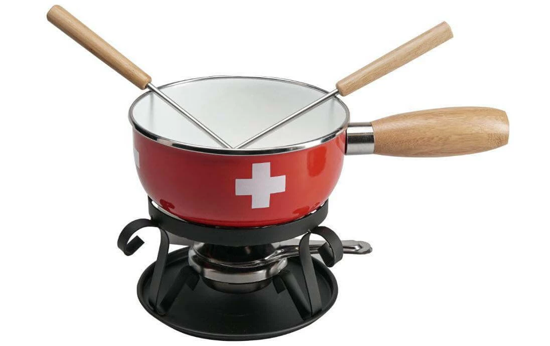 Offres 🎁 Nouvel Service à Fondue Au Fromage CH-Kreuz 5 Pièce/s, Rouge/Blanc - Kit De Fondue 🥰 1 Offres 🎁 Nouvel Service à Fondue Au Fromage CH-Kreuz 5 Pièce/s, Rouge/Blanc - Kit De Fondue 🥰