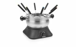 Meilleure affaire ⭐ Tristar Service à Fondue à La Viande FO-1109 10 Pièce/s, Acier Inoxydable/Noir - Kit De Fondue 😉