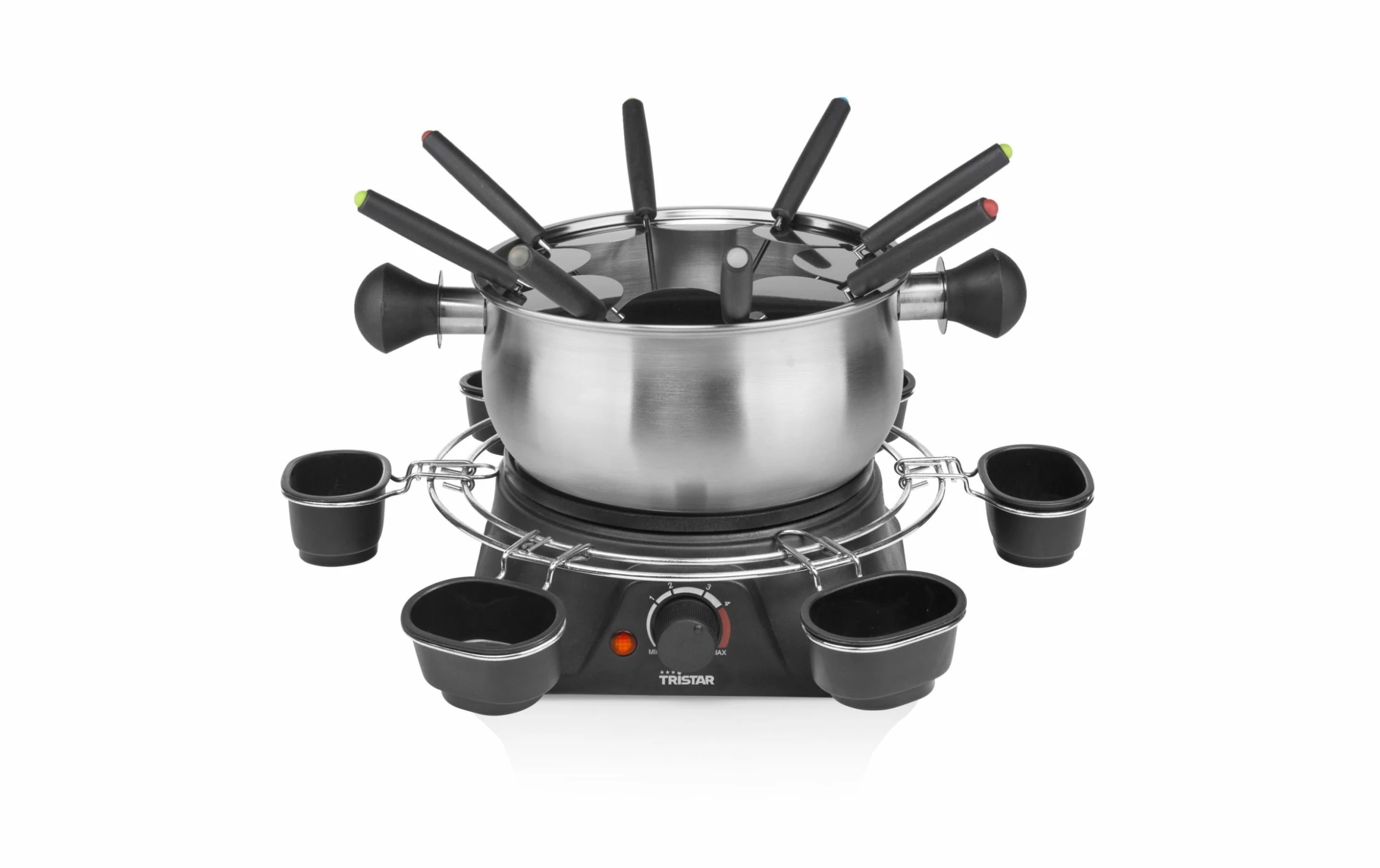Meilleure affaire ⭐ Tristar Service à Fondue à La Viande FO-1109 10 Pièce/s, Acier Inoxydable/Noir - Kit De Fondue 😉 3 Meilleure affaire ⭐ Tristar Service à Fondue à La Viande FO-1109 10 Pièce/s, Acier Inoxydable/Noir - Kit De Fondue 😉 – Image 3