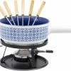 Les meilleures critiques de 🧨 Kadastar Service à Fondue Au Fromage Kacheln 9 Pièce/s, Bleu/Blanc - Kit De Fondue 😉