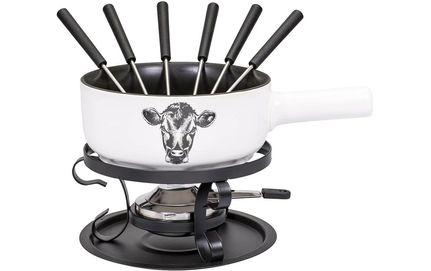 Sortie 🥰 Kadastar Service à Fondue Au Fromage Vache E22 9 Pièce/s, Blanc - Kit De Fondue ⭐ 1 Sortie 🥰 Kadastar Service à Fondue Au Fromage Vache E22 9 Pièce/s, Blanc - Kit De Fondue ⭐