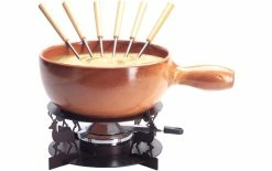 Acheter 🧨 Nouvel Service à Fondue Au Fromage Noce 9 Pièce/s, Brun - Kit De Fondue 💯