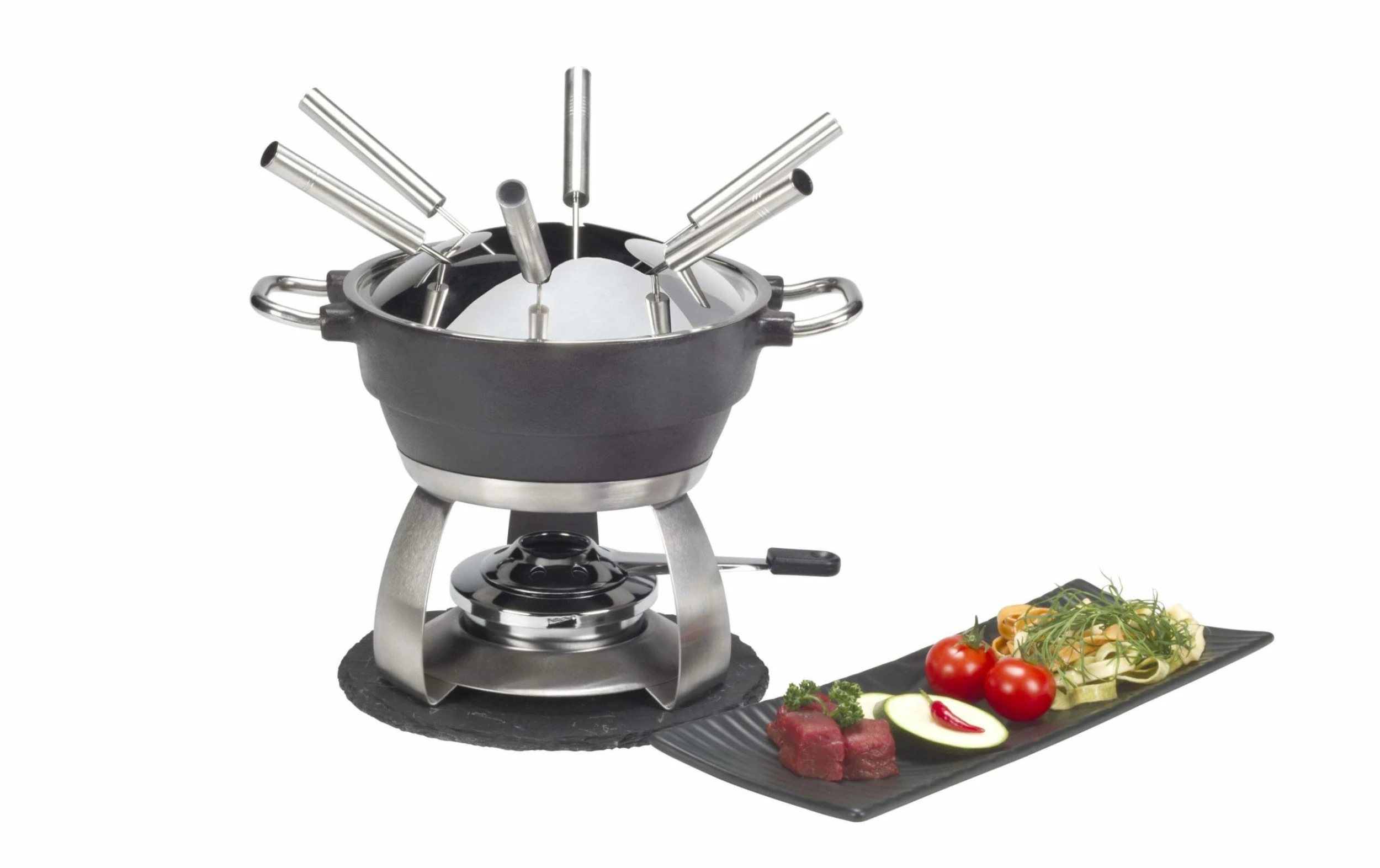 Offres 🛒 Nouvel Service à Fondue à La Viande Chelsea 9 Pièce/s, Anthracite/Argenté - Kit De Fondue 😍 1 Offres 🛒 Nouvel Service à Fondue à La Viande Chelsea 9 Pièce/s, Anthracite/Argenté - Kit De Fondue 😍