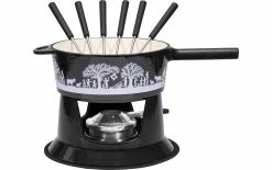 Top 10 ✨ Kadastar Service à Fondue Au Fromage Bénichon De Montagne G22 10 Pièce/s, Noir - Kit De Fondue ⌛